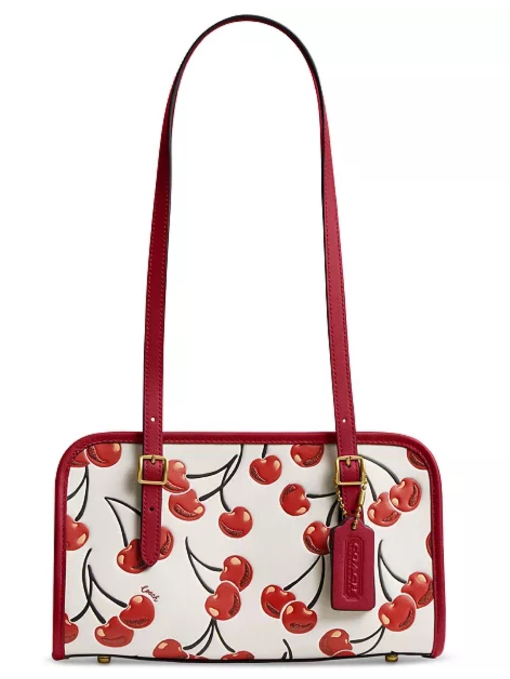 COACH Originals Cherry Print Leather Swing Shoulder Bag NWT/PRICE FIRM